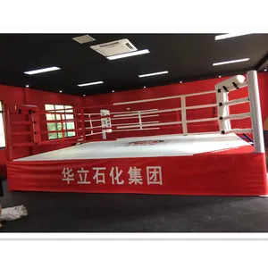 5m x 5m 6m x 6m 8m x 8m anello da boxe personalizzato da competizione anello da boxe da pavimento standard lotta per l'allenamento