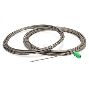 エレベーター用ステンレスワイヤーロープ 16mm ステンレスワイヤーロープスリング スチール牽引車ロープ - Product Image 2