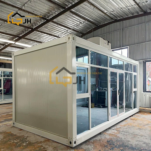 Nhà di động bằng thép gấp gọn, thiết kế theo yêu cầu của người nổi tiếng mạng xã hội, dùng làm quầy bán đồ ăn nhẹ, quán trà sữa & cà phê, cửa hàng thương mại lưu động - Product Image 2