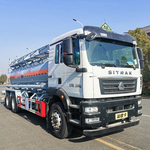 Camión cisterna corrosivo de rueda motriz 6x4 de nueva condición directa de fábrica con transmisión Manual para almacenamiento de aceite precios competitivos - Product Image 1