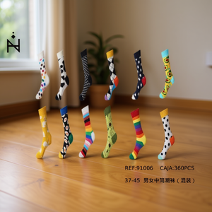 Calzini alla Moda a Metà Polpaccio 37-45 Colori Misti Unisex Casual - Product Image 3