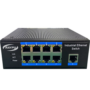 <span class=keywords><strong>Switch</strong></span> Ethernet industriel 9 ports sans <span class=keywords><strong>port</strong></span> <span class=keywords><strong>PoE</strong></span> 10/100 Mbit/s 8 ports LAN 1 SFP IP40 Rail DIN - Product Image 3