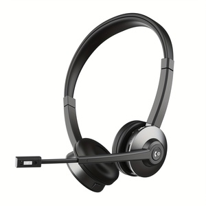 2026 Hot Sell On-Ear <strong>Wireless</strong> <strong>Headphone</strong> with Noise Cancelling <strong>Mic</strong> Mute for PC Laptop Zoom Ms Teams - Product Image 1