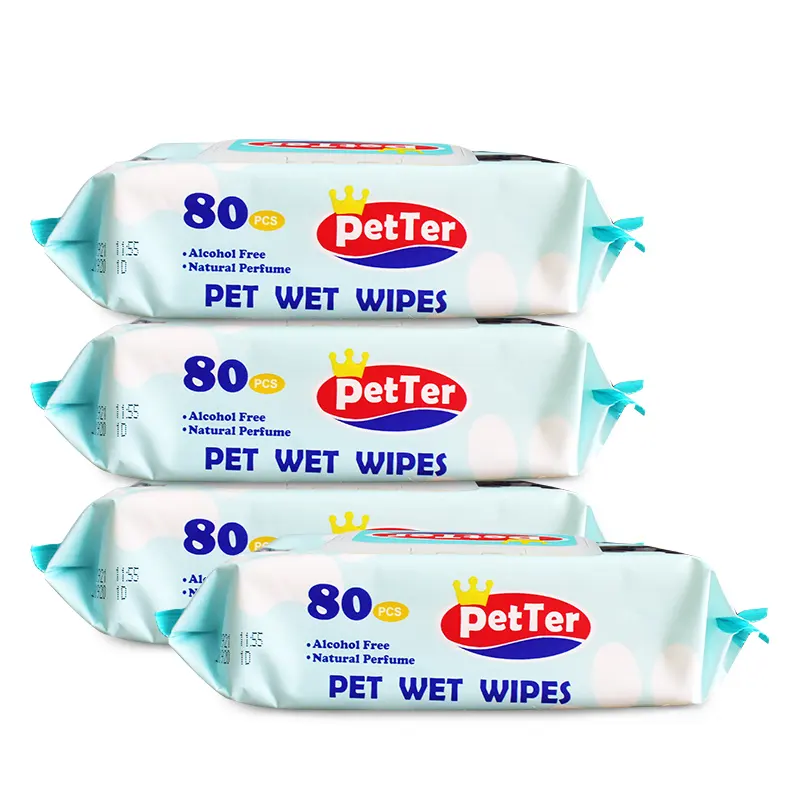 Ucuz fiyat Pet popo mendil Pet mendil köpek sıcak ürün Pet ıslak mendiller