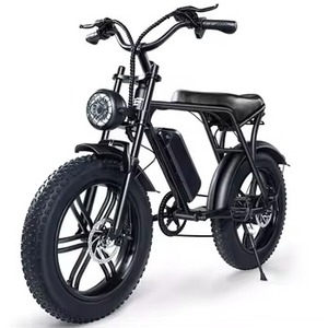 Solo al por mayor: Bicicleta eléctrica de montaña y urbana con ruedas grandes y neumáticos gruesos, motor trasero, cuadro de acero de 20 pulgadas, Zxc-294 - Product Image 1
