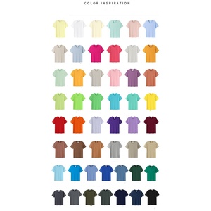 Camisetas de algodón 100% transpirables y antiarrugas para hombre y mujer, ropa casual. - Product Image 1