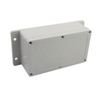 IP66 scatola di giunzione in plastica impermeabile ABS 158*90*60mm elettronica e custodia per strumenti con 6 viti e orecchie