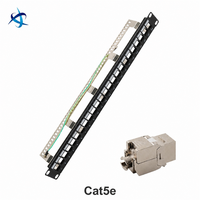 Panneau de gestion de câbles vide blindé 24 ports 1U, montage en rack 19 pouces pour salle serveur, centre de données, câblage réseau