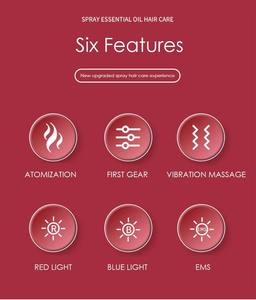 प्रवृत्ति उत्पाद 2025 विरोधी बालों के झड़ने लाल प्रकाश चिकित्सा चिकित्सा खोपड़ी मालिश ब्रश इलेक्ट्रिक बालों की वृद्धि कंघी - Product Image 3