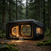 Tente gonflable légère de type capsule spatiale, tente de camping portable et imperméable pour l'extérieur, tente mobile à ouverture rapide