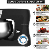 Robot pâtissier électrique SOHEF 3-en-1, batteur mélangeur 5L 7L 1300W pour cuisine domestique, mélangeur de pâte