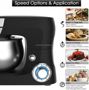 Robot da Cucina Elettrico SOHEF 3 in 1, Impastatrice Planetaria 5L 7L 1300W per Cucina Domestica, Mixer per Impasti - Product Image 3