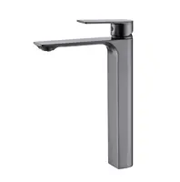 artist color gray brass high basin faucet