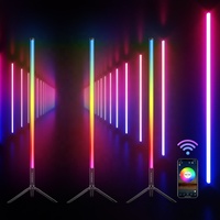Lot de 6 Barres Lumineuses LED Pixel TL-130Pro 36W 1,20m Intelligentes avec Contrôle par APP RVB, avec Étui, pour DJ, Fêtes, Événements, Scènes et Cabines Photo