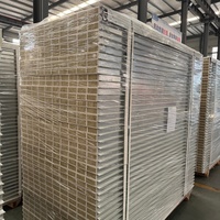 Panneau sandwich métallique isolé thermiquement pour salle blanche, système de cloison modulaire léger, 100 kg, haute qualité, design moderne