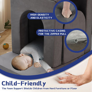 Trending 2026 Modern Kids Playroom & Living Room Furniture Vacuum Compression Toggo Sofa Chair for Bedroom Use - Product Image 4