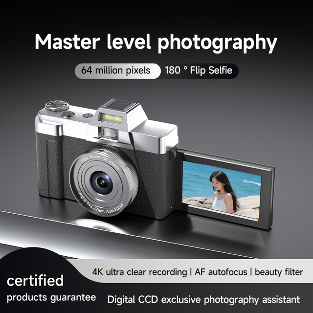 Kids Digital Camera Life  4K HD 48MP Mirrorless Digital Camera Selfie Camera For Kids  No Games Kids Camera