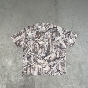 Camiseta <span class=keywords><strong>Oversize</strong></span> de Algodón Suave con Efecto Desgastado por el Sol, Estampado Digital Realtree Camo, Hombros Caídos y Corte Holgado, de Alta Calidad - Product Image 2