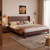 Lit pour enfants pleine grandeur 180x200 cm Cadre de lit double moderne en bois Lit en bois avec rangement