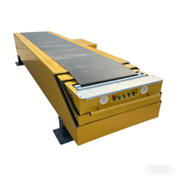 Convoyeur télescopique pour la logistique d'entrepôt, convoyeur à bande extensible à vitesse variable pour le chargement de camions et de conteneurs