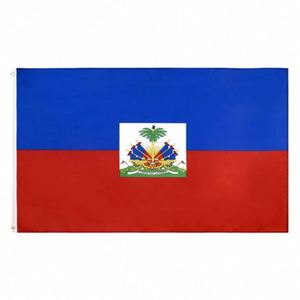 Mingyang Polyester 3x5 Ft Haiti Country Flag Custom Printing Haitian Flag <b>Banner</b> - Product Image 1