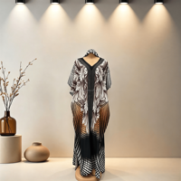 Robe Bubu pour femme, style africain, nouvelle collection, imprimé ethnique, coupe ample, décontractée, pour soirée, mode été 2026, ornée de diamants