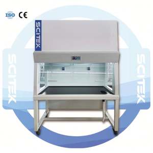 SCITEK <b>Stainless</b> <b>Steel</b> <b>Table</b> Top Bench Top Fume Hood Class 100 Lab Ducted OEM Vertical Airflow 62dB Noise 3-Year Warranty - Product Image 3
