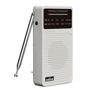 <span class=keywords><strong>Radio</strong></span> AM/FM portátil con sintonización manual, <span class=keywords><strong>radio</strong></span> <span class=keywords><strong>de</strong></span> emergencia, altavoz incorporado, conector para auriculares, funciona con 2 pilas AA para viajes y campamentos - Product Image 1