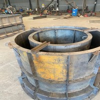 Cámara de Inspección de Hormigón Prefabricado Anticorrosión, Tumba Redonda para Drenaje de Carreteras y Sistemas de Tuberías de Aguas Residuales