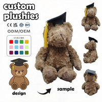 Juguetes de peluche personalizados, Muñecos de peluche, Mini Oso Feliz con Sudadera, Osos de peluche, Regalos de aniversario para centros comerciales, Juguetes con forma de pene, Peluches suaves, Peluches de gato personalizados