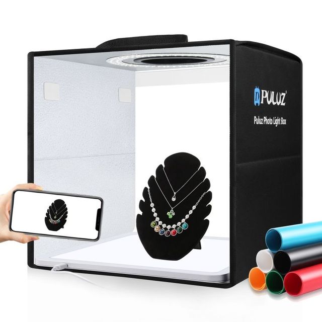 Portable Mini LED Fill Light Box USB 6 Color Studio Shooting Tent Photography Kit Photo Studio Accessories