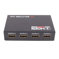 Répartiteur HDMI 4K OEM 1 entrée 4 sorties, commutateur HDMI à écran partagé synchrone HD, répartiteur vidéo 4K HDCP