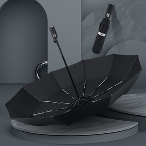 Poignée de pneu trois fois voiture automatique <span class=keywords><strong>parapluie</strong></span> cadeau publicité <span class=keywords><strong>parapluie</strong></span> brise-vitre 10 os automatique <span class=keywords><strong>parapluie</strong></span> personnalisé - Product Image 3