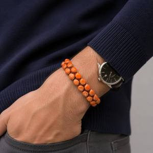 Boho 8*10MM Düzensiz Şekilli İmparator Jasper Boncuklu Örgülü Makrome Bileklik Ayarlanabilir Çingene Taşlı Bileklikler Kadın Takısı - Product Image 3