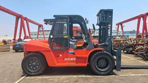 Chariot élévateur diesel Heli d'occasion 5 tonnes à bas prix, Shanghai, mini, à moteur thermique, 4,5 m, 3 mâts, AWD, tout-terrain - Product Image 4