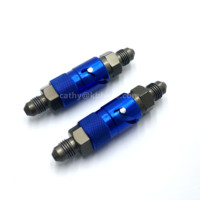 Raccord rapide en aluminium AN3 -3AN rouge/bleu/noir, connecteur de déconnexion rapide, coupleur à rupture sèche, adaptateur de tuyau