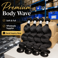 Meilleure Qualité Extensions de Cheveux Humains Body Wave Grade 12A, Cheveux Bruts Alignés Cuticule, Fournisseur de Cheveux Vietnamiens
