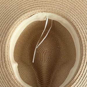 Panama mũ rơm người đàn ông phụ nữ mềm nhân vật kỳ nghỉ mặt trời bảo vệ bãi biển Fedora <span class=keywords><strong>Hat</strong></span> bán buôn - Product Image 4