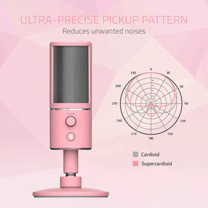 Razer Seiren X Magic Studio <b>Microphone</b> Pink l Game Live USB Recording <b>Condenser</b> Game <b>Microphone</b> - Product Image 2