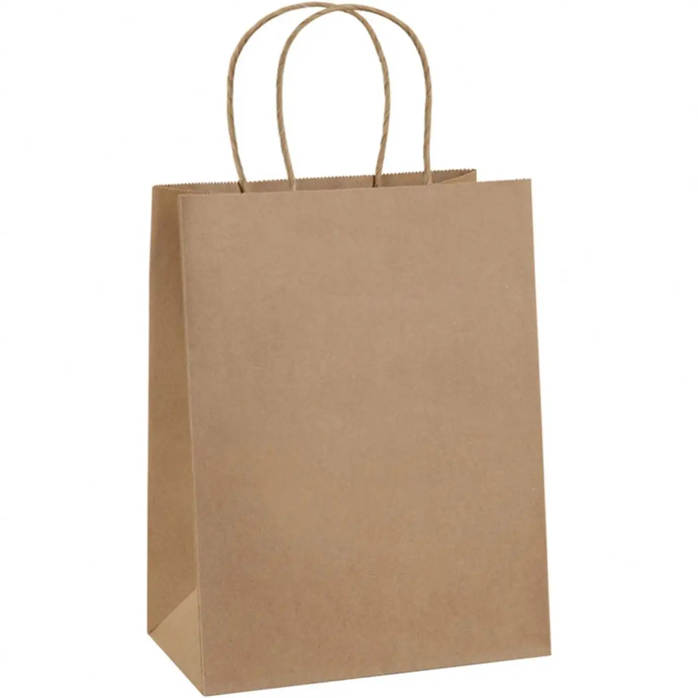Customized Printing Logo Company Enterprise Packaging Carrying Wine Gift Bags Claret Kraft Paper Bags with Rope Handles