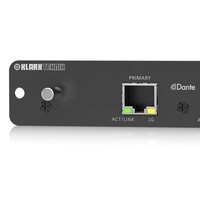 Klark techk – carte d32, 32 canaux bidirectionnels, entrée/sortie, 48 kHz, carte Audinate, pour Midas M32 Live Digital Mixer