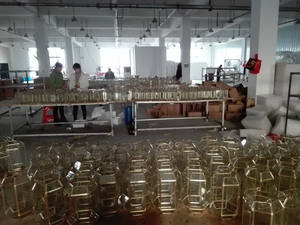 Nueva tapa abatible creativa para joyería, pendientes, anillos de propuesta, caja de almacenamiento de vidrio con tira de cobre - Product Image 6