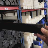 Tige en nylon PA6 de qualité industrielle, résistante à l'usure, surface lisse, taille personnalisée 5mm 10mm 20mm, découpe sur mesure, prix direct usine