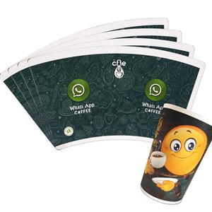 Materia prima de vaso de papel de doble ondulación 150-350gsm impresión flexográfica materia prima recubierta de PE para vasos de papel - Product Image 2