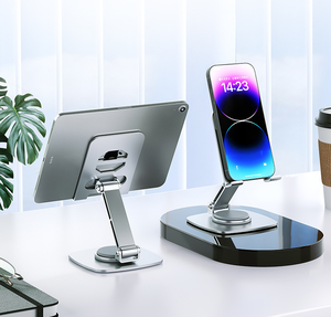 Xách tay hợp kim nhôm 360 xoay xoay cơ sở đứng cho Ipad Điện thoại di động - Product Image 4