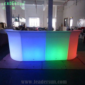 Quầy <span class=keywords><strong>bar</strong></span> di động bằng nhựa thiết kế hiện đại, có đèn <span class=keywords><strong>LED</strong></span>, dùng cho khách sạn và sự kiện tiệc tùng - Product Image 5