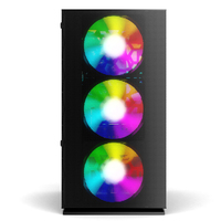 Boitier pour Pc de Gamer, ordinateur en verre trempé, pour les jeux vidéo