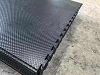 Tapis en caoutchouc alvéolés pour élevages de porcs, vaches et chevaux – Confort supérieur, fonction antidérapante, épaisseur 20 mm, découpe sur mesure