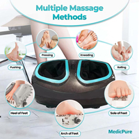 Vente chaude Shiatsu masseur de pieds multifonction fonction de chauffage à pression d'air pour un usage domestique