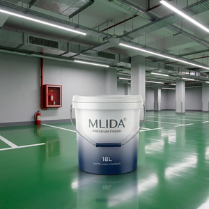 <span class=keywords><strong>Peinture</strong></span> époxy liquide à base d'eau MLIDA <span class=keywords><strong>pour</strong></span> sols de <span class=keywords><strong>piscine</strong></span>, de vestiaires et autres surfaces - Haute adhérence - Product Image 1
